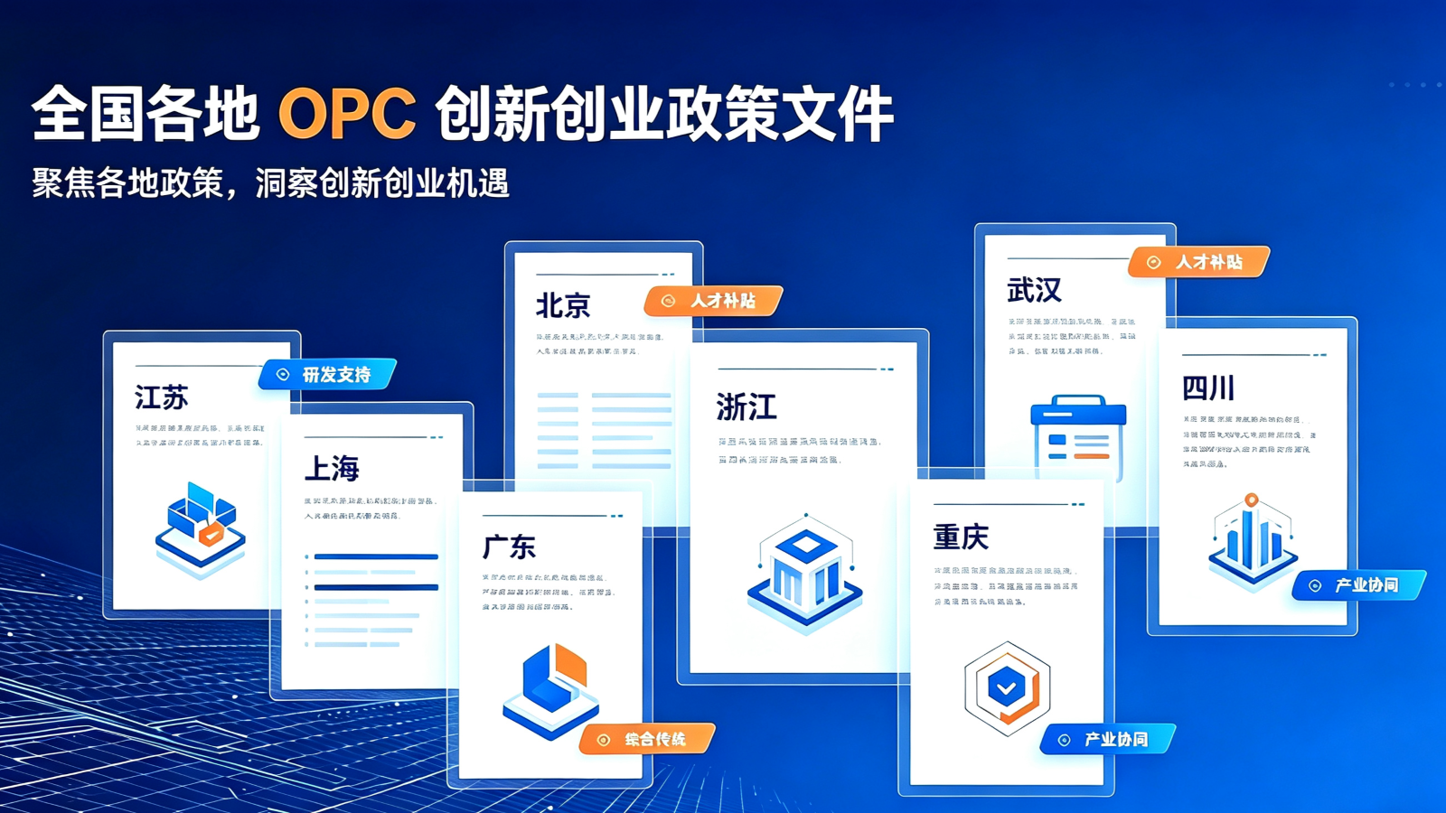 全国各地OPC创新创业政策文件(适时更新)